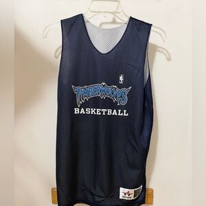Kids Timberwolves Basketball Jersey - Navy